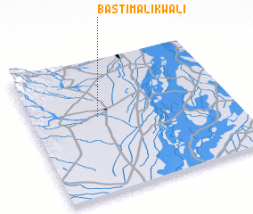 3d view of Basti Malikwāli