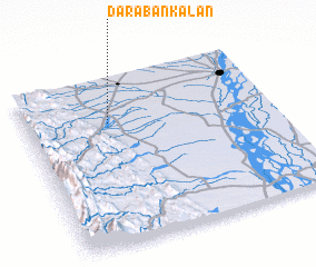 3d view of Darāban Kalān