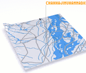 3d view of Chāh Hāji Muhammad Khān