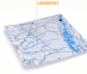 3d view of Langar Kot