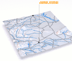 3d view of Jamāl Kurai