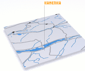 3d view of Kamenka