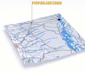 3d view of Pīr Panjan Shāh