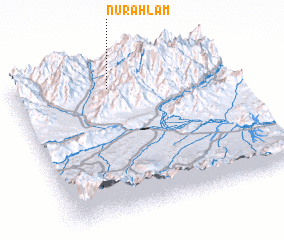 3d view of Nūrah Lām