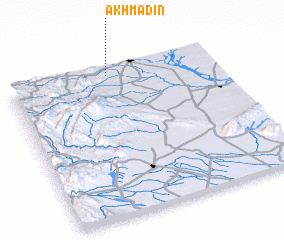 3d view of Akhma Dīn