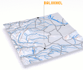 3d view of Bālu Khel