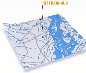 3d view of Mitthanwāla