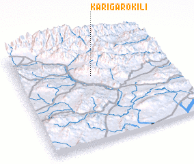 3d view of Karigaro Kili