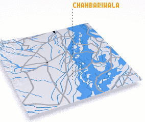 3d view of Chāh Bāriwāla