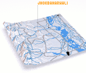 3d view of Jhok Bahārwāli