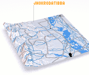 3d view of Jhok Roda Tibba