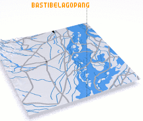 3d view of Basti Bela Gopāng