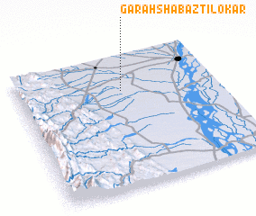 3d view of Garah Shābāz Tilokar