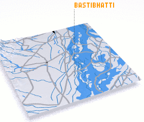 3d view of Basti Bhatti