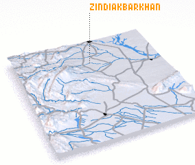 3d view of Zindi Akbar Khān