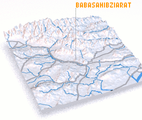 3d view of Bāba Sāhib Ziārat