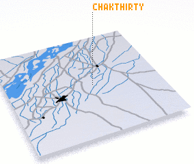 3d view of Chak Thirty