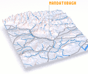 3d view of Mandato Bāgh