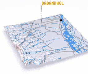 3d view of Qadam Khel