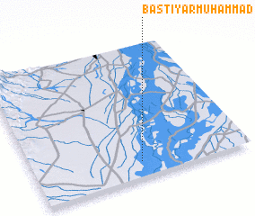 3d view of Basti Yār Muhammad