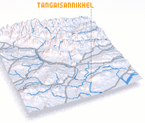 3d view of Tangai Sanni Khel