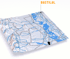 3d view of Basti Lāl