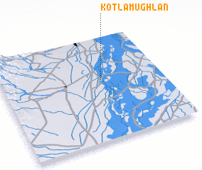 3d view of Kotla Mughlān