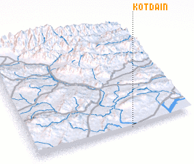 3d view of Kot Dāin