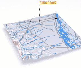 3d view of Sikāndar