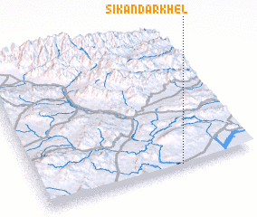 3d view of Sikandar Khel