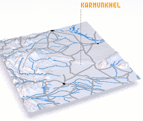 3d view of Karmun Khel