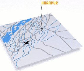 3d view of Khānpur