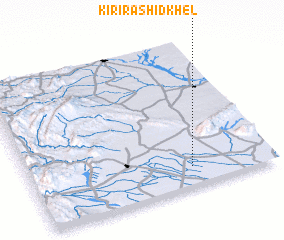 3d view of Kiri Rashīd Khel
