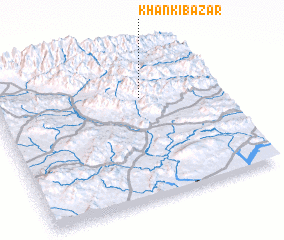 3d view of Khānki Bāzār