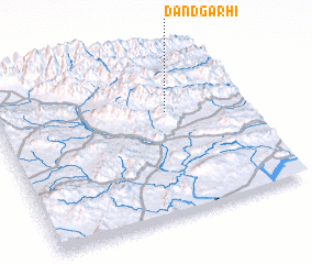 3d view of Dand Garhi