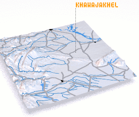 3d view of Khawāja Khel