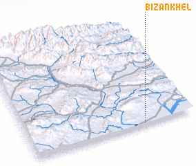 3d view of Bizān Khel