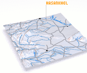 3d view of Hasan Khel