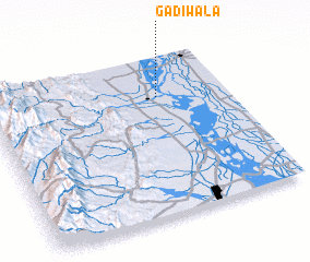 3d view of Gādīwāla