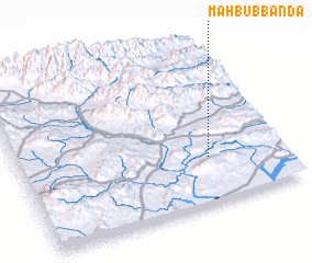 3d view of Mahbūb Banda