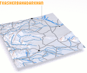 3d view of Kotka Sher Bahādar Khān