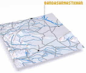 3d view of Bānda Sarmast Khan