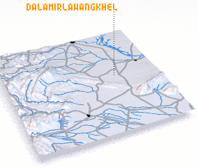 3d view of Dalamīr Lawang Khel