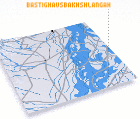 3d view of Basti Ghaus Bakhsh Langāh