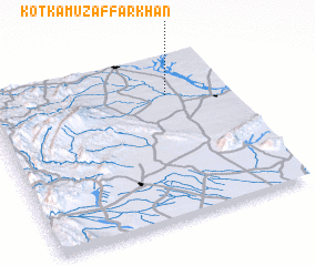 3d view of Kotka Muzaffar Khān