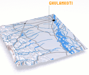 3d view of Ghulām Koti