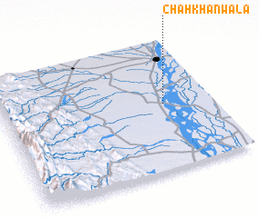 3d view of Chāh Khānwāla