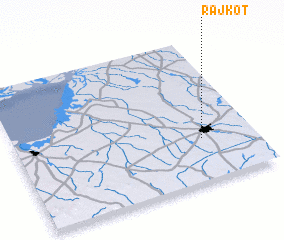 3d view of Rājkot