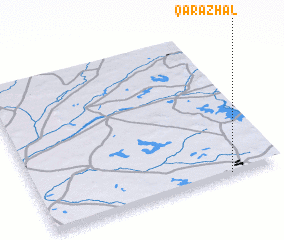 3d view of Qarazhal