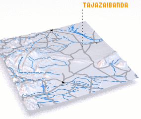 3d view of Tājazai Bānda